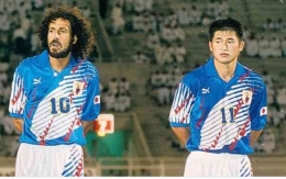 Ruy Ramos mengenakan jersey nomor 10 di tim nasional Jepang (foto:plavendas.com)