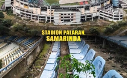 Stadion Palaran di kota Samarinda menjadi salah satu stadion megah yang terlantar. (Instagram @fyifact)