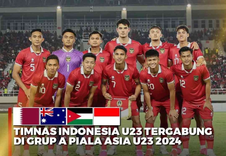 Timnas Indonesia U23 bersiap memulai perjuangannya di Piala Asia U23 2024 di Qatar. (Instagram @ligasepakbola.id)