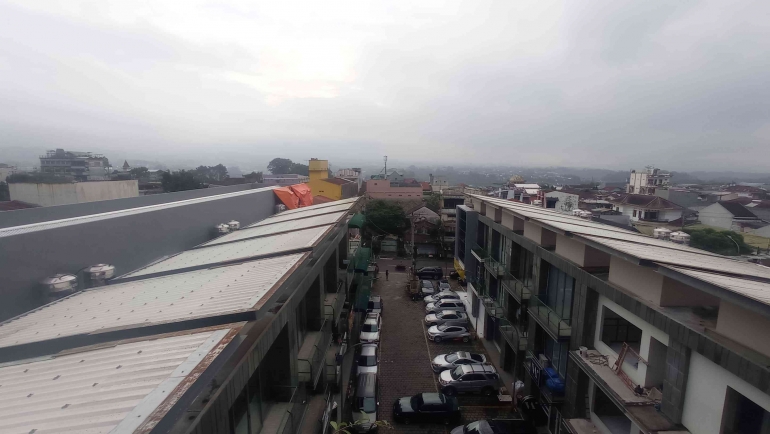 View dari resto Harvest Wonosobo / dokpri