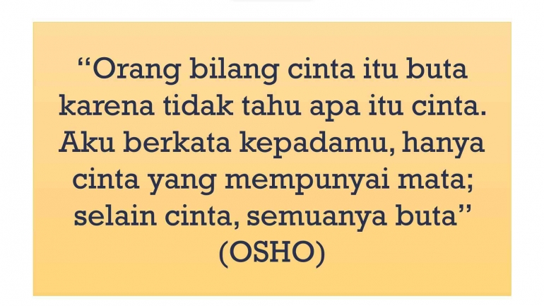 Ohso, Apa Itu Cinta (1)