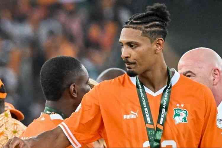 Sebastien Haller, penentu kemenangan Pantai Gading atas Nigeria di final Piala Afrika 2023 (Sumber: kompas.com)