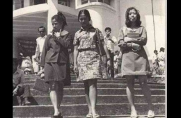 Mahasiswa Bandung 1970-an. Foto: https://www.hitekno.com/internet/2022/06/04/142536/lihat-foto-mahasiswi-ikip-tahun-70-an-netizen-modenya-kekinian