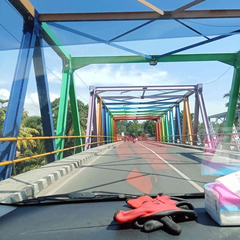 Jembatan Pelangi Kota Rangkasbitung 09.02.2024 (Dokpri)***