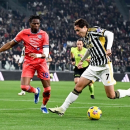 Federico Chiesa pada laga melawan Undinese di Turin. (Sumber: Twitter resmi JuventusFC) 