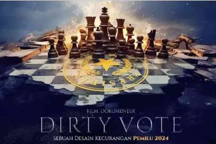 Poster film Dirty Vote (tangkapan layar Youtube WacthDoc) 