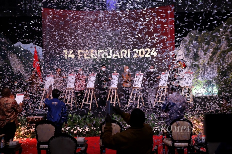 Ilustrasi: Pemilu Serentak, 14 Februari 2024. (Foto: KOMPAS/HERU SRI KUMORO)