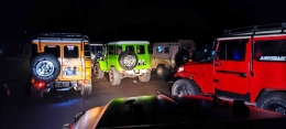 Menuju Bromo menggunakan kendaraan jeep dari Tumpang, Kab. Malang (Dok. Pribadi)