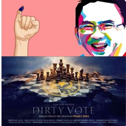 Sumber gambar Ahok https://www.porosjakarta.com/jakarta-utara/06454586/pnjakartautaraakansidangahok dan Channel YouTube Dirty Vote