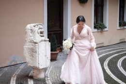 Saya dalam gaun pengantin saat menikah (dok.pribadi)