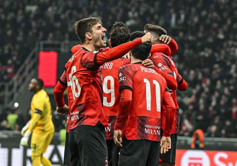 AC Milan Vs Rennes: Rossoneri Bungkam Les Rouge et Noirs 3-0. Foto: X @acmilan.