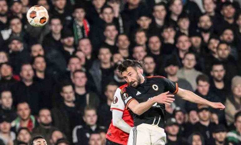 Feyenoord Vs AS Roma: i Giallorossi Ditahan Imbang 1-1. Foto: X @OfficialASRoma