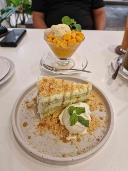 Dessert: Klepon Cake dan Mango Ice Cream/Koleksi Pribadi