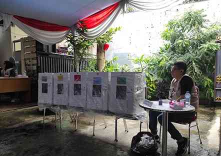 Suasana di TPS tempat penulis menggunakan hak pilih pada Pemilu 2024. (Foto: Bhayu M.H.)