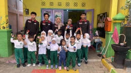 Mahasiswa PMM UMM kelompok 101 gelombang 1 mengabdi di TK Muslimat NU 33, Kauman, Kabupaten Malang (PMM UMM)/dok. pri
