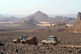 Pegunungan Tibesti di Chad. (sumber: Kumakonda)