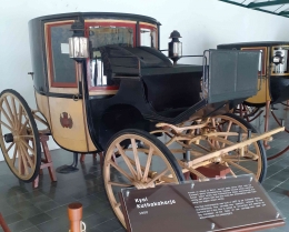 Salah satu koleksi kereta yang ada di Museum Kereta Keraton Yogyakarta.