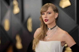 Taylor Swift di Grammy Awards 2024. Sumber: getty images (Neilson Barnard)