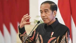 Presiden Jokowi mengangkat AHY masuk dalam Kabinet Indonesia Maju (FotoAntara/Hafidz Mubarak A). 