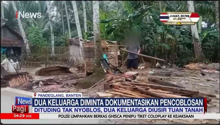 Dua keluarga diminta meninggalkan tanah di banten (Official iNews 17/02/2024)