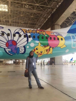 Livery Pikachu Jet GA-1, (Dokumentasi pribadi)