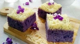 Makanan olahan dari ubi jalar ungu (dok foto:  iniwarta.com)