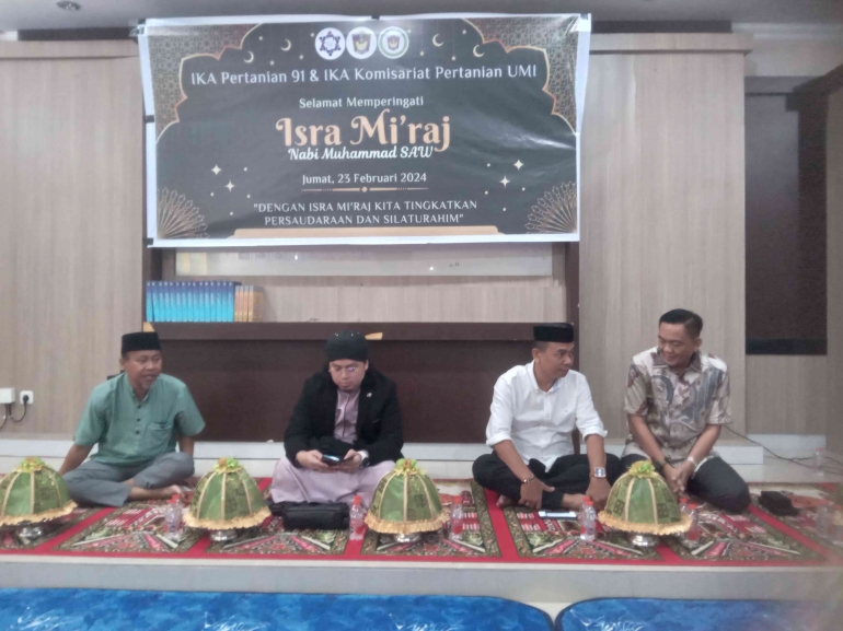 Peringatan Isra Mi'raj yang dilaksanakan oleh Keluarga Besar FP UMI Makassar. Photo: Ipoel. (23/02).