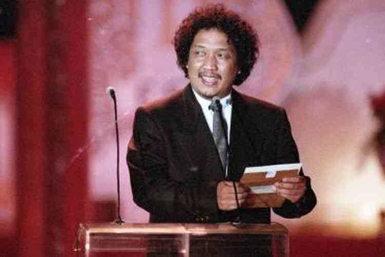 Aktor Didi Petet saat pengumuman pemenang Festival Film Indonesia (FFI) 1991, di Taman Mini Indonesia Indah. (Dok. Kompas)