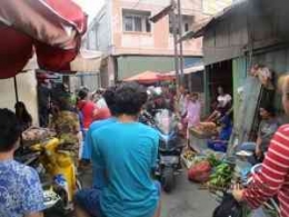 Dokumentasi pribadi:/ Pasar Tanah Kongsi di Padang dimana kami dulu tinggal selama bertahun tahun