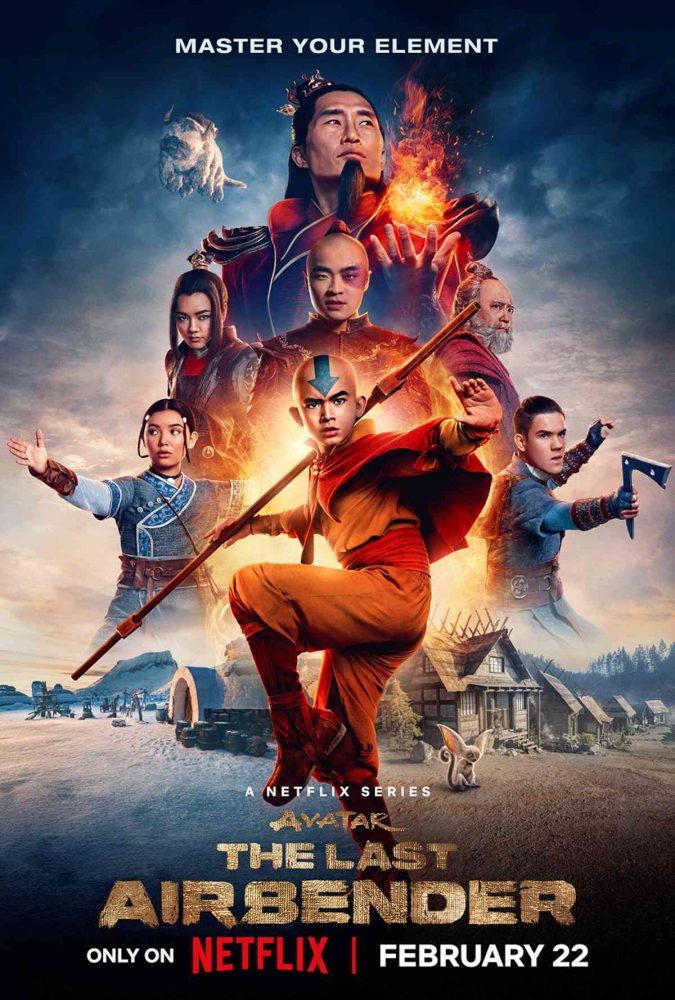 Poster Promosi Avatar: The Last Airbender (Netflix)