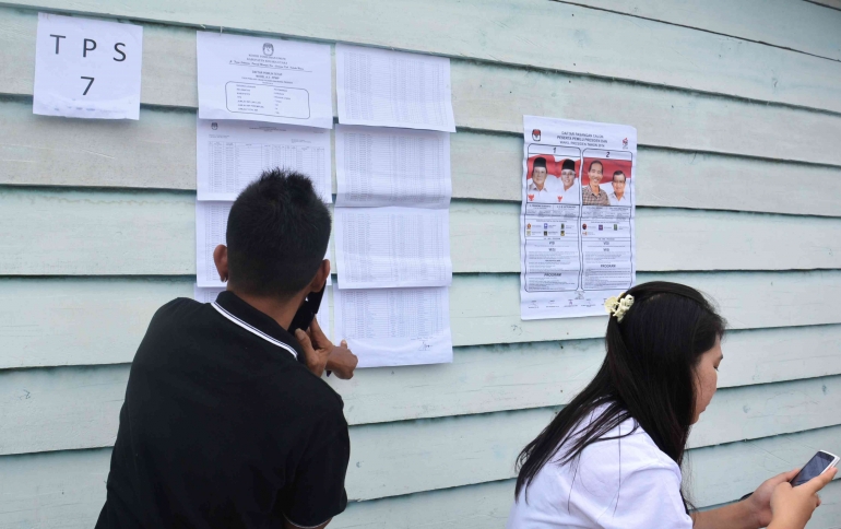 TPS sebagai unit sampel dalam quick count harus faktual untuk menjamin akurasi data quick count (Sumber: Dokumentasi pribadi)