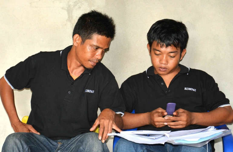 Korda dan korlap adalah bagian dari infrastruktur quick count Litbang Kompas yang mendukung pengumpulan data yang akurat (Sumber: Dokumentasi pribadi)