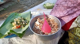 Sego tiwul sebagai pengganti nasi. Foto dokpri