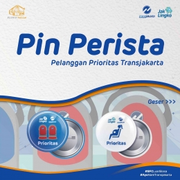 PIN Perista Transjakarta (Sumber: X/Busway Fans Club @BuswayFansC)