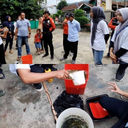 Proses Pengolahan Sampah Rumah Tangga Menjadi Pupuk Organik Sumber: Dokumentasi KKN Unila di Desa Waymuli 2024