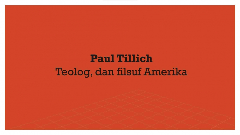 Teologi Pembebasan   Paul Tillich/dokpri