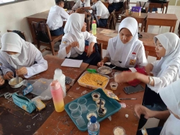 Kegiatan P5 Di SMP Ibu kartini Semarang ( Sumber : Dokpri/Ibu Kartika)
