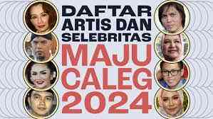 Artis Nyaleg 2024. CNN Indonesia