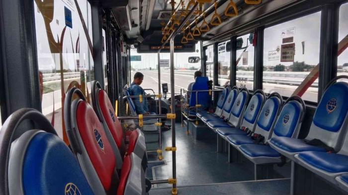 Bus ketika melewati tol waru Juanda. - (Dokumentasi Pribadi)