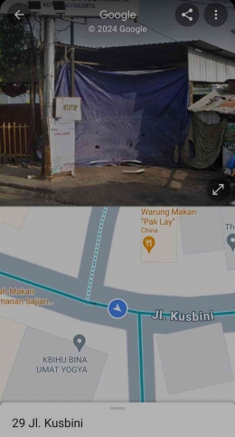 Depo sampah Jl. Kusbini (google maps)/dok .pri