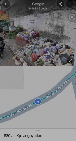 Depo Sampah RW 7 Kampung Jogoyudan (google maps)/dok. pri