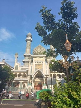 Potret nampak depan Masjid Jami' Malang | Dokumen Pribadi