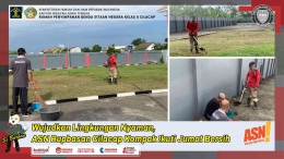 ASN Rupbasan Cilacap ikuti kegiatan Jumat Bersih - Dok Humas Rupbasan Cilacap