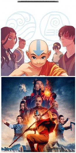 Nickelodeon's Avatar vs Netflix's Avatar. Sumber: The Movie Database.