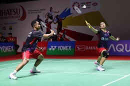 (Rehan-Lisa/Ganda Campuran Indonesia Lolos ke Perempat Final German Open 2024 Dok: pbsi.id)