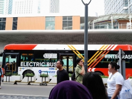 Electric Bus TransJakarta | dokpri.
