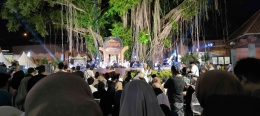 Ilustrasi 1: Ketika diskusi budaya terkait Tradisi Dandangan berlangsung di Alkul, Kudus, Jawa Tengah (1/3/2024). (Dokumentasi pribadi)