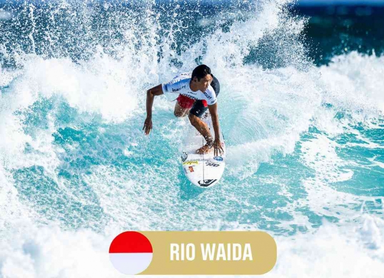 aksi Rio Waida di World Surfing Games 2024 /sumber: ISA -  Jersson Barboza