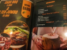 Pilihan menu minuman di Iga Galabag Bandung. (Sumber: Dok.Pribadi/Siska Fajarrany)
