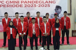 Pimpinan DPC GMNI Pandeglang periode 2023-2025/dok. pri